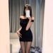 Women's Sexy Off-Shoulder Bodycon Skirt Slim Waist Short Nightclub Style Hot Girl Summer Fashion_ecoleips.com
