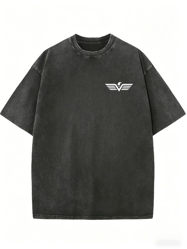 Women's Oversized Streetwear T-Shirt, Retro Wash Everyday Summer Essential_ecoleips.com