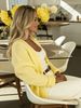 Women Oversized Bright Red Hollow Knit Cardigan, Soft Long Sleeve Open Front Thin Sweater Coat, Casual Daily Spring Outfit Top_ecoleips.com