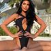 Summer Women's Solid Color Sleeveless Bodysuit Sexy Hollow out Backless Hot Girl Jumpsuit Romper for Casual Wear_ecoleips.com
