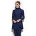 Hooded European American Style Swimwear Outdoor Sports Surfing Suit Middle Eastern Conservative Sun Protection Beachwear Polyester_ecoleips.com
