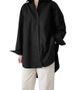 Aria Basics Aria Basics Cross-border 2021 Autumn New European And American Women's Fashion Solid Color Long Sleeve Turn-down_ecoleips.com