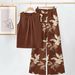 Women's Fashion Print Two Piece Set Sleeveless Irregular Vest And Pants Cross Border Style New in Stock_ecoleips.com