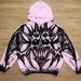 Gothic Spider 3D Print Hoodie for Men And Women Punk Loose Fitting Streetwear Pullover Sports Top Trendy European American Style_ecoleips.com