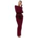 Women's Clothing Elegant Slim Fit Long Sleeved Pleated Bodycon Dress For Women Style Solid Color Autumn Winter Dress_ecoleips.com