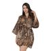 Aria Basics Cross-Border Pure Desire Style Leopard Print Women's Summer Short Loose Nightgown Elegant European And American Sexy_ecoleips.com