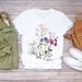 New Women's European And American Floral Plant Cartoon Round-neck Plus-size Short-sleeve T-shirt_ecoleips.com