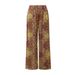Ice Silk Long Pants for Women Summer UPF Sun Protection Wide Leg Casual Dance Pants Beachwear Thin UV Protection Skirt Cover up_ecoleips.com