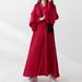 2025 New Japanese Style Spring And Autumn Women's Clothing Lantern Solid Color V-Neck Loose Slimming Shirt Long Sleeve_ecoleips.com