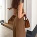 Women's One-Shoulder Jumpsuit - Elegant Wide-Leg Romper With Waist Tie, Chic & Comfortable Outfit For Summer_ecoleips.com