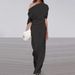 Women's Clothing One Shoulder Loose White Jumpsuit Hot Selling Women's Pants_ecoleips.com