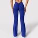 Women's Clothing Nude Seamless Micro Flared Yoga Pants Sports Running Fitness Trousers Women's High Waist Hip Lifting Yoga Pants_ecoleips.com
