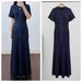 Women's Clothing Summer Knitted Dress Round Neck Short Sleeve Slimming Shimmering Hollow Out Elegant Casual England Style_ecoleips.com