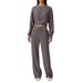 Aria Basics Aria Basics New European American Style Cross-border Bestseller: Spring-summer Women's 2-piece Sportswear Set With Front-fold_ecoleips.com