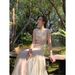 White Sleeveless Waist Cinched Long 2025 Summer New French High-End Temperament Light Luxury Dress Women's Clothing_ecoleips.com
