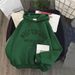 Women's Clothing Autumn And Winter Plus Velvet Thickened Sweater For Women Student Loose All Match Large Size Hooded Pullover Long Sleeved Jacket_ecoleips.com