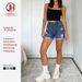Vintage High Waisted Distressed Denim Shorts For Women – Rolled Hem Raw Edge Retro Streetwear Hot Pants_ecoleips.com
