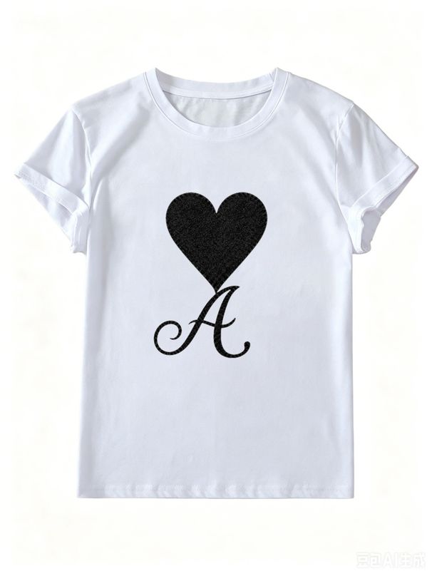 Women's Breathable Cotton Tee, Loose Fit Casual Top For Summer Styling_ecoleips.com