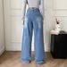 High Waisted Wide Leg Jeans For Women – Vintage Washed, Flowy & Relaxed Fit, 70% Cotton, Boho Chic (S-Xl, Light Blue, Stretch Comfort)_ecoleips.com