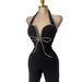 Women's Clothing Personality Line Stitching Sleeveless Sports Fitness Jumpsuit_ecoleips.com