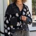 European And American Cross-border Women's Clothing Retro And Old Washed Water Corduroy Splicing Woolen Jacket Hip-hop Fashion Wrinkled Chrysanthemum_ecoleips.com