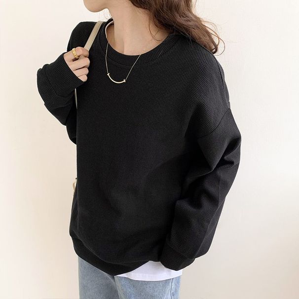 Women's Long-Sleeved Sport Jacket For Early Autumn, High-Street Style With Loose Fit And Versatile Slimming Effect, Pair_ecoleips.com