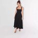 Summer Simple Sexy Solid Color Shoulder Strap Slim Midi Dress for Women European And American Style Cross Border Foreign Trade_ecoleips.com