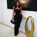 Women's Sexy Strapless Pleated Bodycon Dress Solid Color Cross Border Fashion for European And American Markets_ecoleips.com