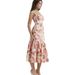 European American Summer Women Floral Sleeveless Backless Suspender Midi Dress_ecoleips.com