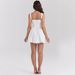 2025 Summer New American Style Women's Solid Color Elegant Backless Sexy Waist-Cinching Slim Off-Shoulder Dress_ecoleips.com