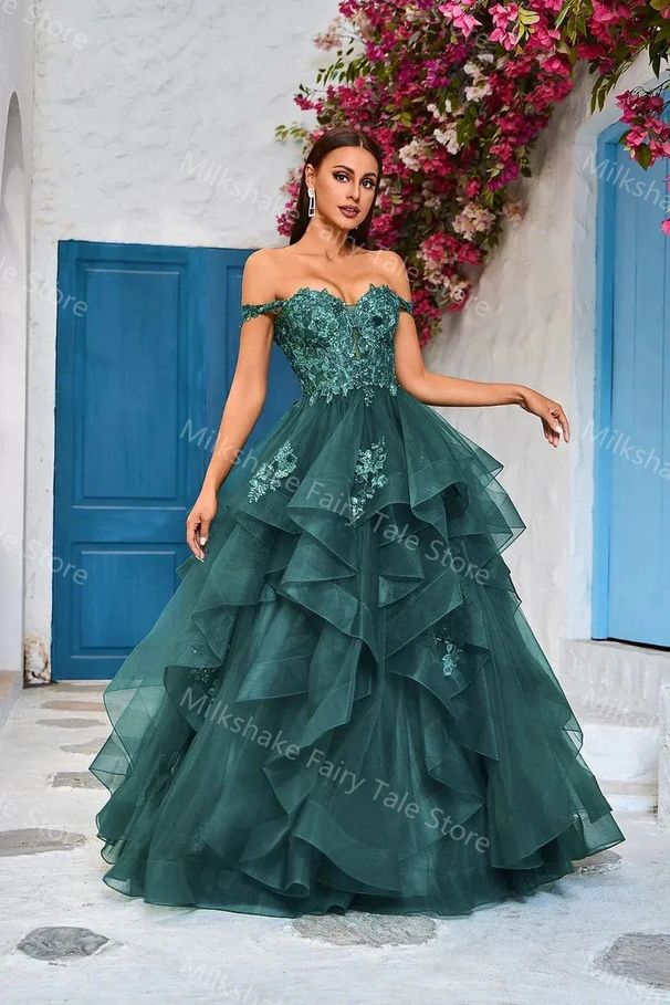 Elegant Long Prom Party Cocktail Dress For Women Sexy Gown Evening Birthday Wear Regular Size_ecoleips.com