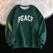 American Retro Style Hoodless Fleece Sweatshirt For Women, New Autumn And Winter Model, Simple Korean Version, Versatile_ecoleips.com