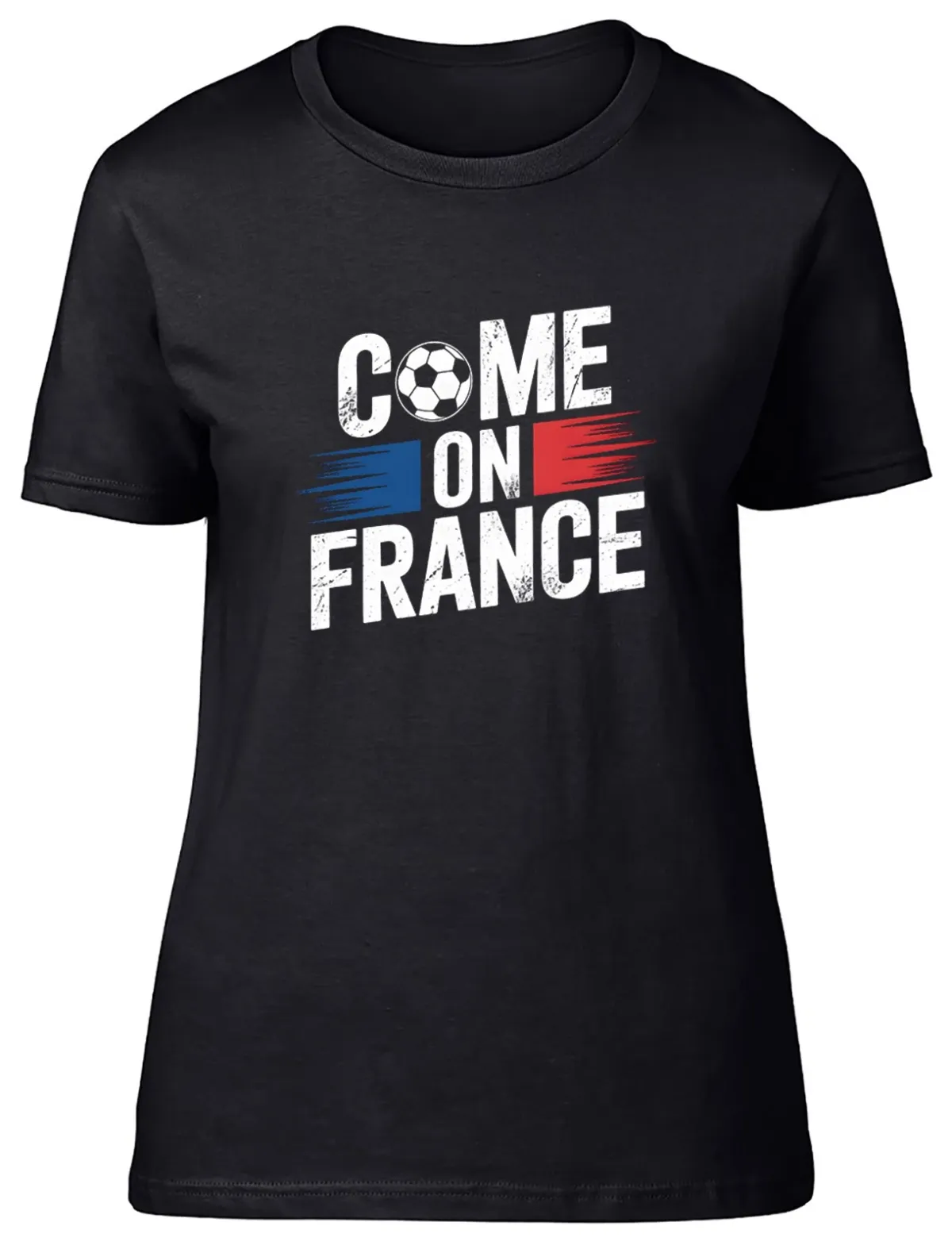Women's T-Shirts Come On France Supporter Football Fan Womens T-Shirt Ladies Gift Tee_ecoleips.com