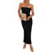 Women's Clothing Sleeveless One Shoulder High End Dress Milk Silk Dress_ecoleips.com