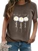 EADINVE Women Crewneck Daisy Print Short Sleeve T-Shirts Summer Faith-Hope-Love Tees Loose Fit Graphic Tops 2026_ecoleips.com