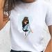 European And American Cross-border Foreign Trade Women's Fashion Urban Girl Round-neck Printed Short-sleeve T-shirt Top_ecoleips.com