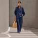 Women's Batwing Sleeve Two-Piece Set, Solid Color Open Front Cardigan & Trousers, Comfortable Office Casual Outfit_ecoleips.com