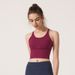 European And American Style Solid Color Cross Strap Sports Shockproof Vest Fitness Bra Women's Yoga Wear_ecoleips.com