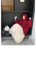 Dream Ballet Mesh Fluffy Cake Skirt Women's French Romantic Layered High Waist Skinny Skirt_ecoleips.com