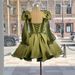 French Retro Bow Strapless Puffy Skirt Dress Suspender Birthday Party Women's New Style 2026_ecoleips.com