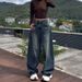 Plus-size Women's Wide-leg Jeans, Fall/winter 2025 New Style, High-waisted, Slimming, Loose, Retro Straight-leg Pants_ecoleips.com