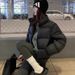 Off-Season Version Kendall Jenner Style Short High-Waisted Thickened Down Jacket For Petite Women, European And American_ecoleips.com