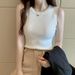 Solid Color Camisole Women, Autumn And Winter Inner Layer For Suits, Popular French-style Vest, Summer Outerwear,_ecoleips.com