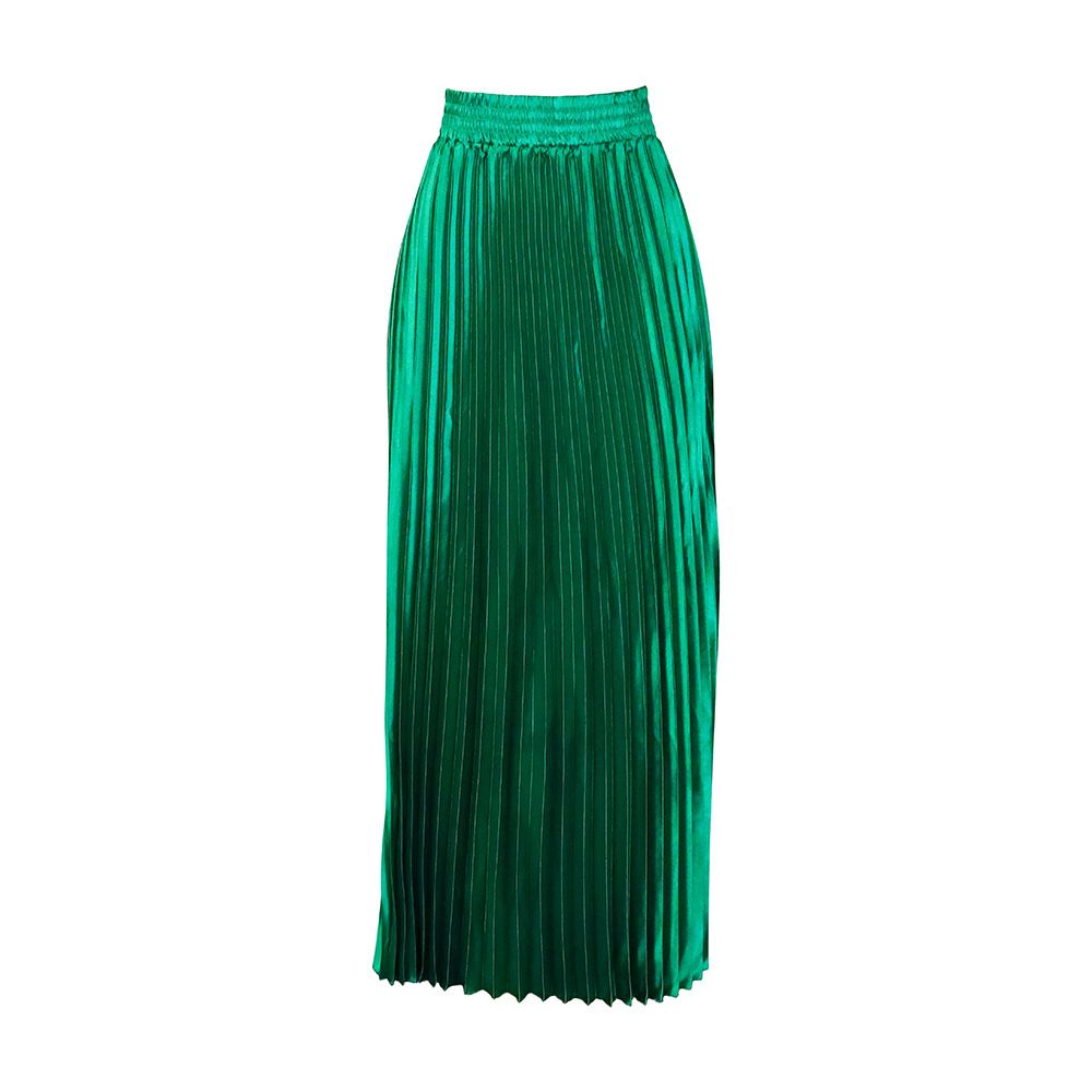 Women's Clothing Wear High Waist Temperament Elegant Fashion Large Swing A-Line Skirt Half-length Skirt_ecoleips.com