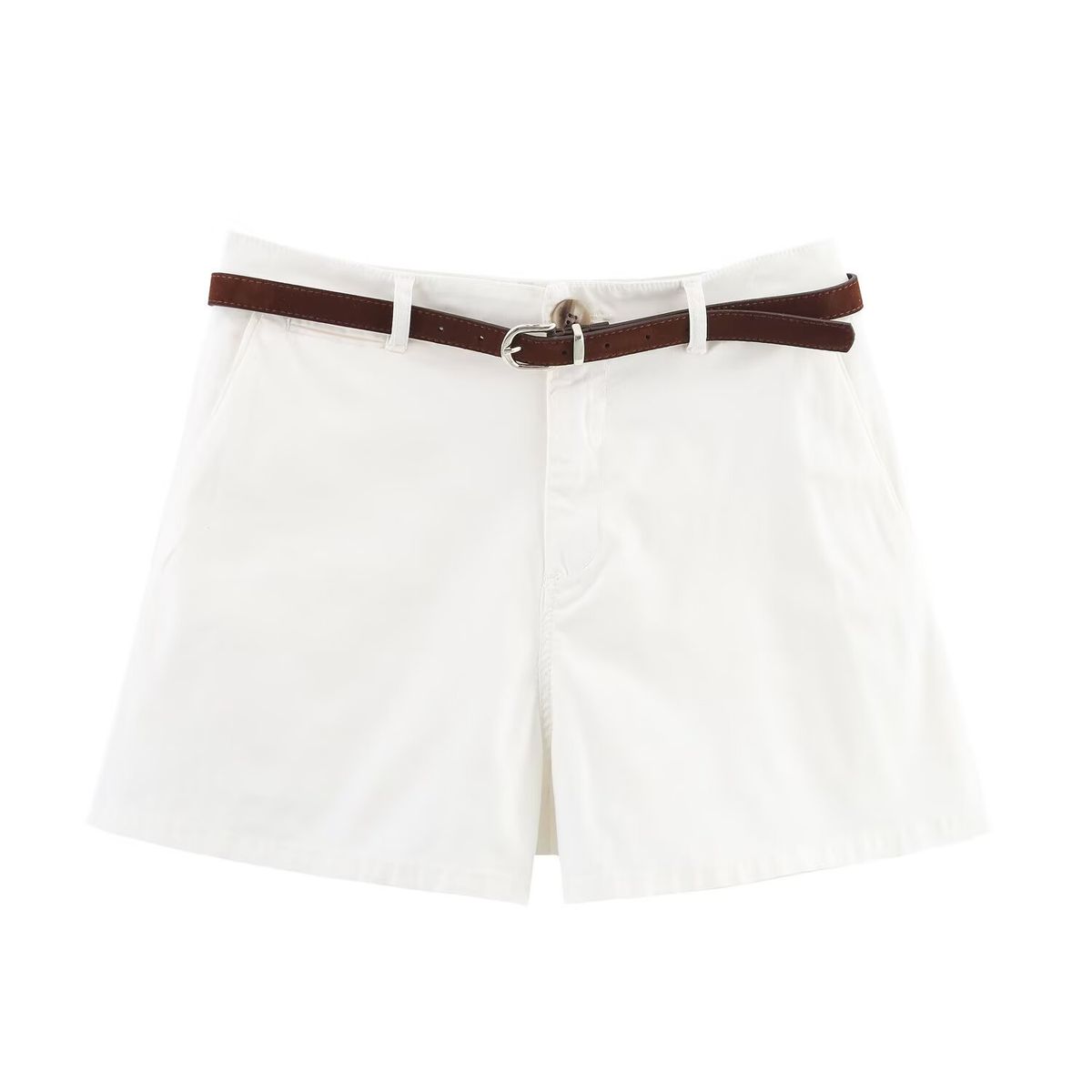 Women's Clothing Women's Style Casual Shorts Trendy Stylish Belted Bottoms For Formal & Casual For Women_ecoleips.com