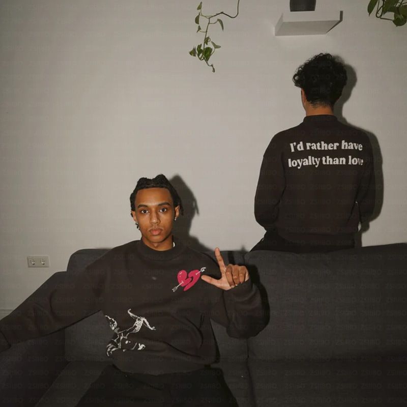 Casual Y2K American High Street Style Men's And Women's Sweaters Cupid Archery Jacquard Knitwear Cross Border Foreign Trade_ecoleips.com