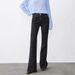 Women's Clothing Spring New High Waist High Slim Fit Split Retro Flared Pants Flared Jeans Women Spring_ecoleips.com