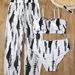 Aria Basics 2025 New European And American Cross-Border Best-Selling Plus Size Three-Piece Bikini Swimsuit With Mesh Pants_ecoleips.com