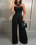 Women's new sexy multi-strap cross wide-leg jumpsuit jumpsuit fashion_ecoleips.com
