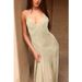 2025 Spring/Summer New Pleated Suspender See Through INS Casual Vacation Loose Dress_ecoleips.com